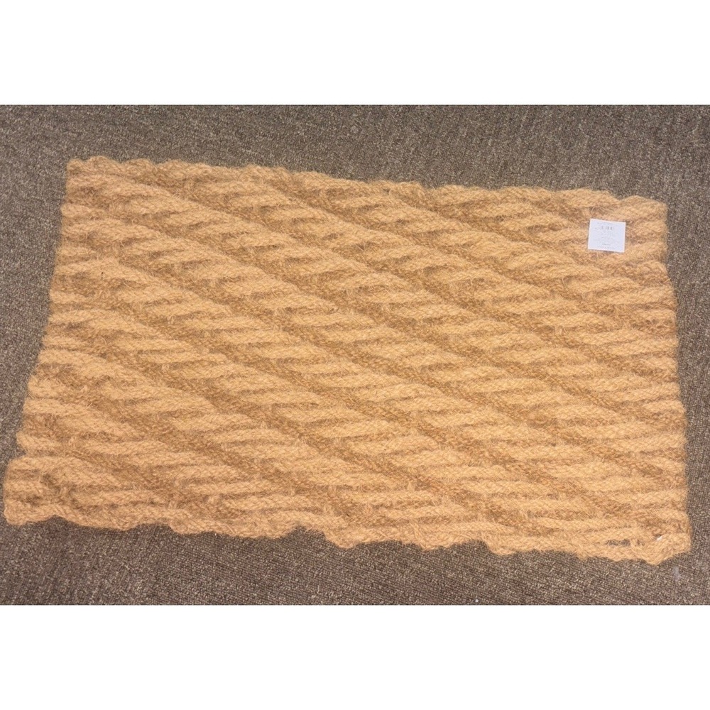 Basket Weave Jute Doormat Natural - Hearth & Hand with Magnolia